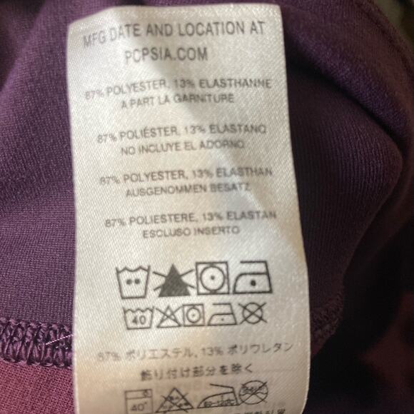 Patagonia Ankle Length Leggings with Media Pockets Purple Size Small - Picture 6 of 7
